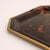Italy Tortoiseshell Acrylic Glass Bakelite and Brass Tray in the style of Dior and Gucci, 1970s For Sale - Image 4 of 7