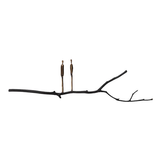 Graft Eh9 - Original Contemporary Figurative Bronze Wall Sculpture by Jennyfer Stratman For Sale