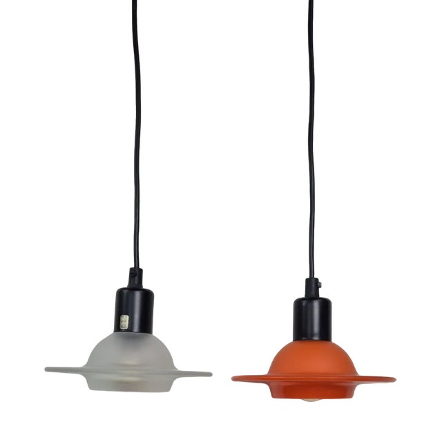 Danish Modern Inter Pendant Lamps from Design Light A/S, 1980, Set of 3 For Sale