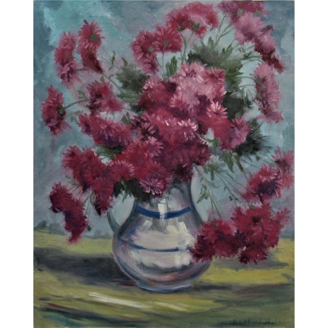1950s Clifford Holmes, Flowers in a Vase For Sale - Image 5 of 5