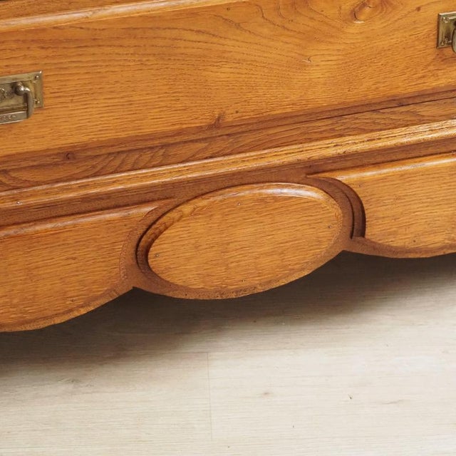 Antique French Washstand with Chest of Drawers, Mirror and Marble Top For Sale - Image 11 of 18