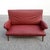 Red Sofa 50s with flared wooden feet. 123 x 67 x h 86 x h seat 34 dimensions: height 86 CM width 123 cm Depth 67 Cm color:...