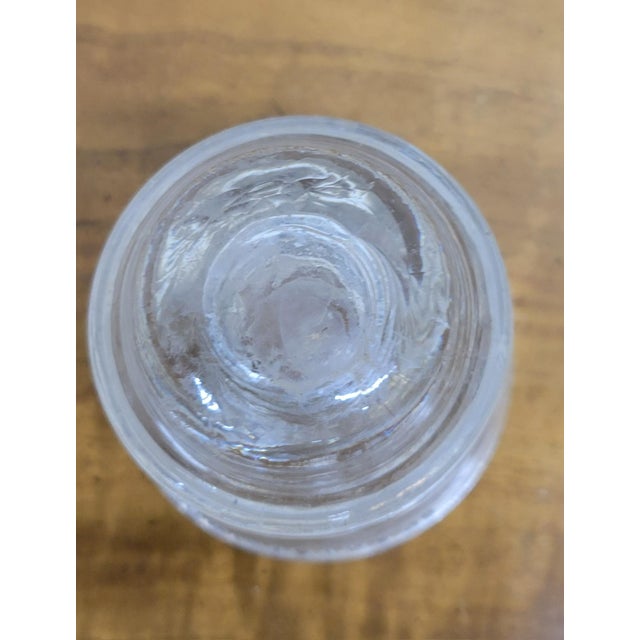Transparent Vintage Hemingray 45 Clear Glass Insulator For Sale - Image 8 of 12