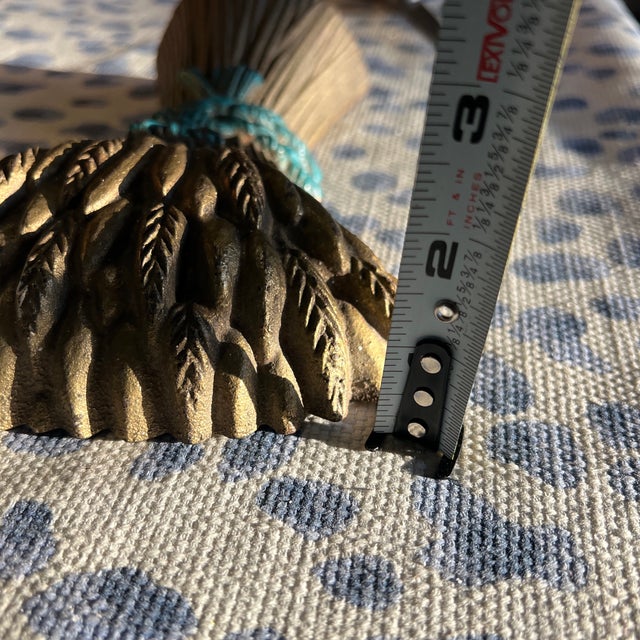 Vintage Brass Wheat Decorative Piece For Sale In Atlanta - Image 6 of 6