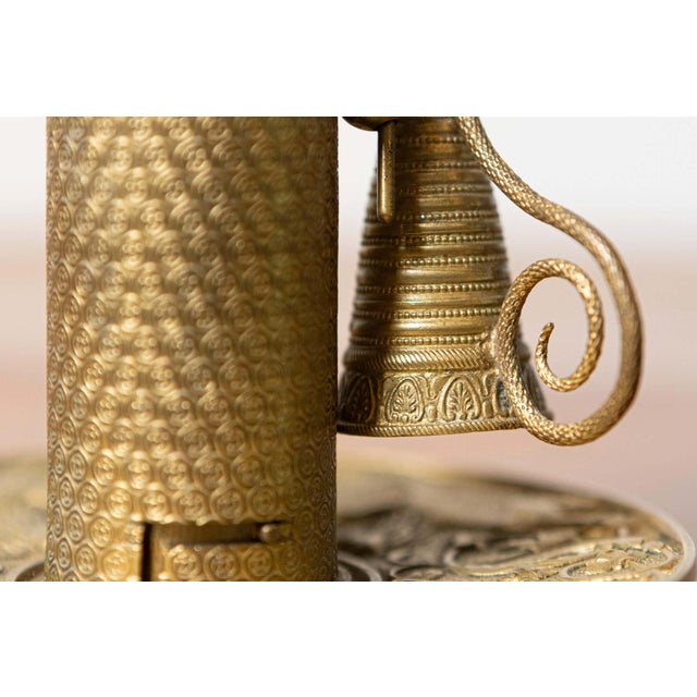 Metal 19th Century French Candlestick For Sale - Image 7 of 9