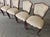 Wood Set of Six Antique Walnut Dining Chairs in Louis XV Style With Hand-Carved Frames For Sale - Image 7 of 15