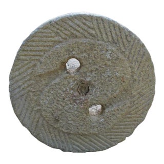 1930s Granite Mill Water Fountain Stone 4 For Sale