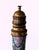 Antique Enameled Art Glass Vase with Brass Lid by Thomas Webb For Sale - Image 3 of 10