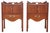 Antique Georgian Revival Mahogany Bedside Tables, 1950s, Set of 2 For Sale - Image 6 of 12