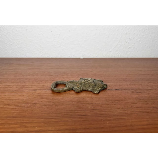 Mid-Century Fish Bottle Opener in Brass, 1960s For Sale - Image 6 of 8