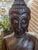 Mid 20th Century Vintage Hand Carved Wooden Buddha Statue Sculpture Meditation Figure 14” Thai For Sale - Image 5 of 12