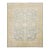 Modern Hand-Knotted Oushak Style Wool Area Rug in Soft Sky Blue and Cream For Sale