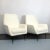 Set of Italian White Velvet Armchairs, 1950s For Sale - Image 17 of 18