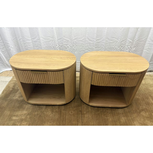 Rh Byron Open Nightstands — Set of Two (32”) For Sale - Image 14 of 18