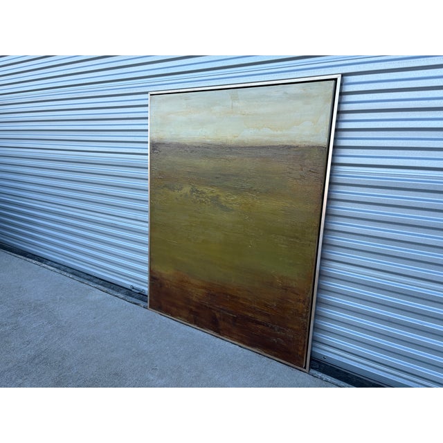 1980s Large Post-Modern Abstract Painting For Sale - Image 9 of 11
