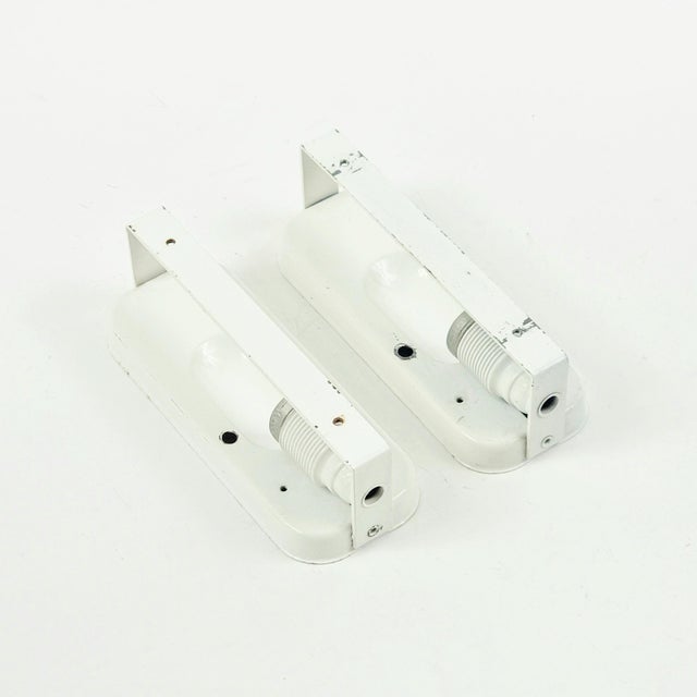 Metal Mid-Century Modern Glass and Chrome Wall Sconces from Kaiser Leuchten, 1960s, Set of 2 For Sale - Image 7 of 9