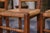 Charles Dudouyt Oak and Rush Chairs in the style of Charles Dudouyt, 1950s, Set of 5 For Sale - Image 4 of 18