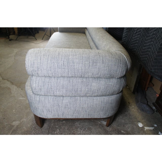 Gray Brigette Romanek Mitchell Gold + Bob Williams Art Deco Style Modern Lucy Sofa For Sale - Image 8 of 12