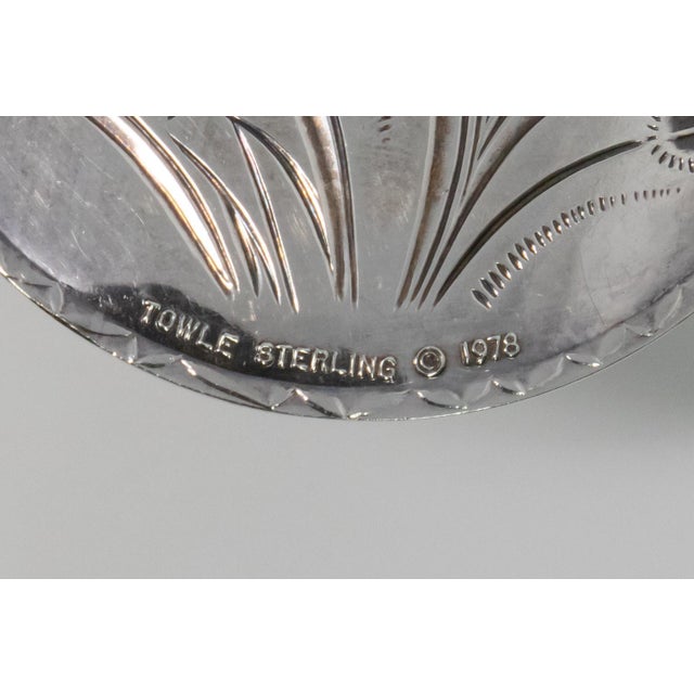 Shabby Chic 1978 Towle Sterling Eight Maids a Milking Ornament For Sale - Image 3 of 9