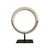 Marble Ring Sculpture on Stand, For Sale - Image 9 of 14