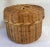 Brown Vintage Chinese Lidded Basket For Sale - Image 8 of 8