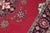 1980s Shabby Chic Persian Vintage Tabriz Red/Purple Wool Rug - 9'8'' X 13'0'' For Sale - Image 5 of 10