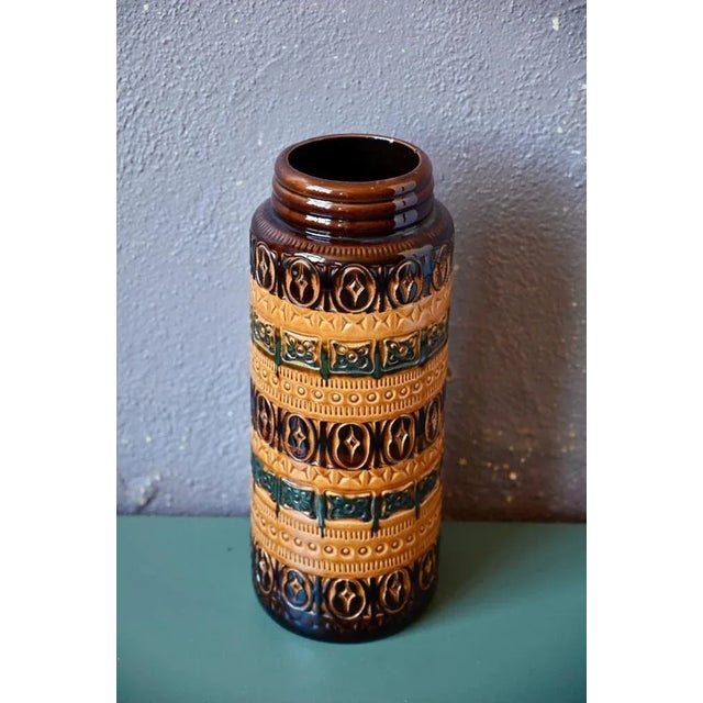 Contemporary Large Scandinavian Roller Spirit Vase from Scheurich, 1960s For Sale - Image 3 of 6