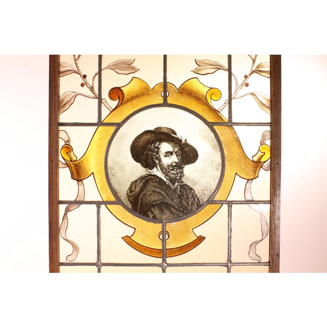 Flemish Renaissance Stained Glasses, Set of 4 For Sale - Image 12 of 18