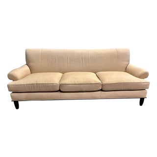 Barbara Barry for Baker Furniture Company Roll Arm Sofa For Sale