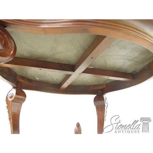 Marble Top Rococo Style Mahogany Table With Carved Paw Feet For Sale In Philadelphia - Image 6 of 9