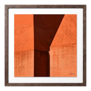“Cascais 06” Giclee Archival Pigment Print 18x18 Framed in Walnut For Sale