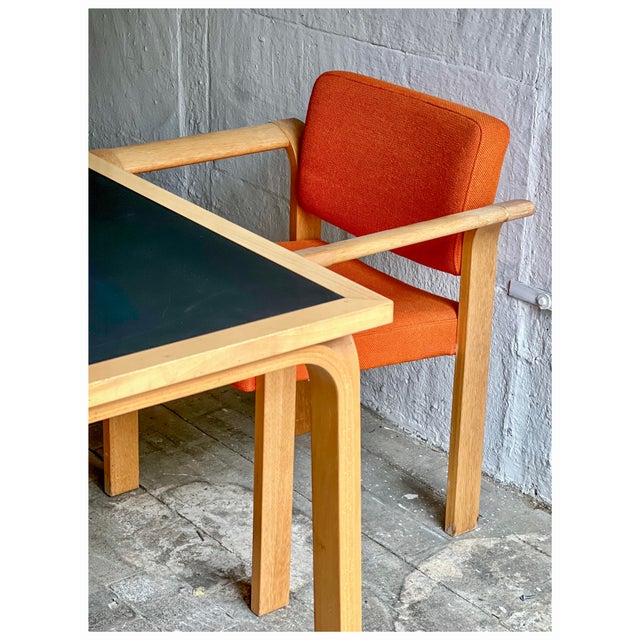 Mid-Century Modern Orange Stacking Armchairs by Rud Thygesen & Johnny Sørensen for Magnus Olesen, Denmark, 1970s, Set of 2 For Sale - Image 13 of 18