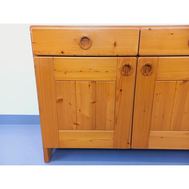 Vintage Pine Buffet by Charlotte Perriand for Les Arcs, 1960s For Sale - Image 16 of 17