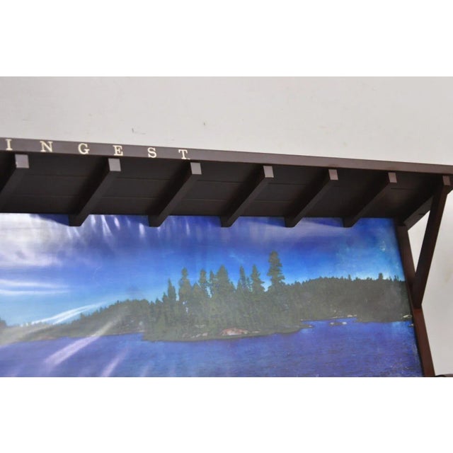 Large 77" Vintage Hamm's Beer Lakeside Plastics Advertising Hanging Lighted Sign For Sale In Philadelphia - Image 6 of 13