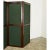 Army Green English 19th Century Mahogany and Fabric Folding Screen Room Partition For Sale - Image 8 of 12