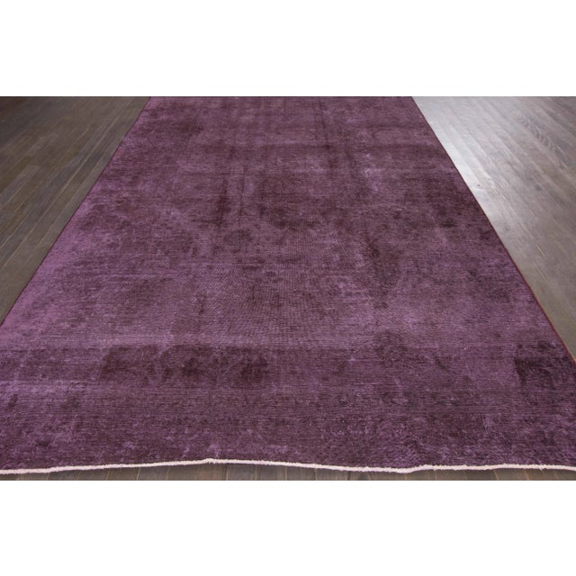 Vintage Overdye Rug For Sale - Image 4 of 6
