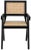 NOIR Jude Chair with Caning, Black For Sale In Los Angeles - Image 6 of 13