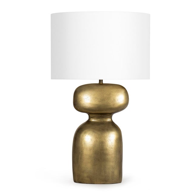 2020s Regina Andrew Bardot Metal Table Lamp, Brass For Sale - Image 5 of 5
