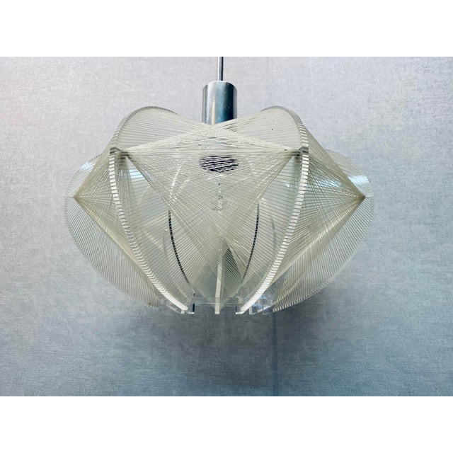 Space Age Hanging Lamp by Paul Secon for Sompex, 1970s For Sale - Image 5 of 15
