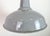 Industrial British Grey Enamel Factory Pendant Lamp from Benjamin Electric Manufacturing Company, 1960s For Sale - Image 4 of 17