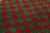 Rug & Kilim Vintage Turkish Tulu Rug, Red and Green Checkered Pattern - Rug & Kilim For Sale - Image 4 of 7