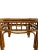 Hollywood Regency Mid 20th Century Pair of Vintage Rattan and Bentwood Glass Top Side Tables - in the Style of Franco Albini For Sale - Image 3 of 11
