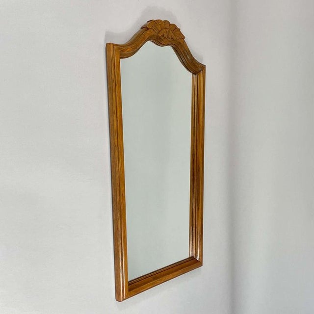 Art Deco Oak Wall Mirror, Germany, 1930s For Sale - Image 11 of 12