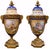 Blue Bronze and Porcelain Vases from Sevres, Set of 2 For Sale - Image 8 of 8