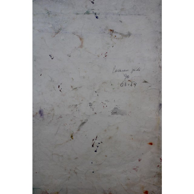 1990s Dzidra Bauma, Spring Flowers, 1990, Watercolor For Sale - Image 5 of 6