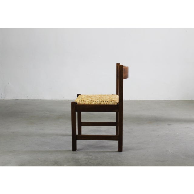 Dining Room Set with Table Bench and Chairs by Giovanni Michelucci for Poltronova, 1960s, Set of 6 For Sale - Image 6 of 16