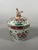 Porcelain bouillon cube - East India Company - 18th century - China - Famille Rose For Sale