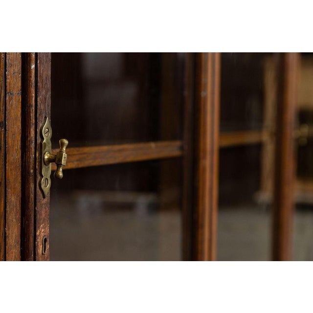 Oak Glazed Haberdashery Bookcase Cabinet, 1890 For Sale - Image 10 of 15