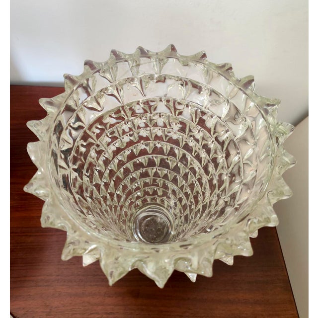 1930s Vintage Art Deco Rostrato Murano Glass Vase, 1930s For Sale - Image 5 of 13