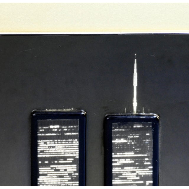 3-Dimensional New York City Photograph of the Brooklyn Bridge, Twin Towers For Sale - Image 4 of 8